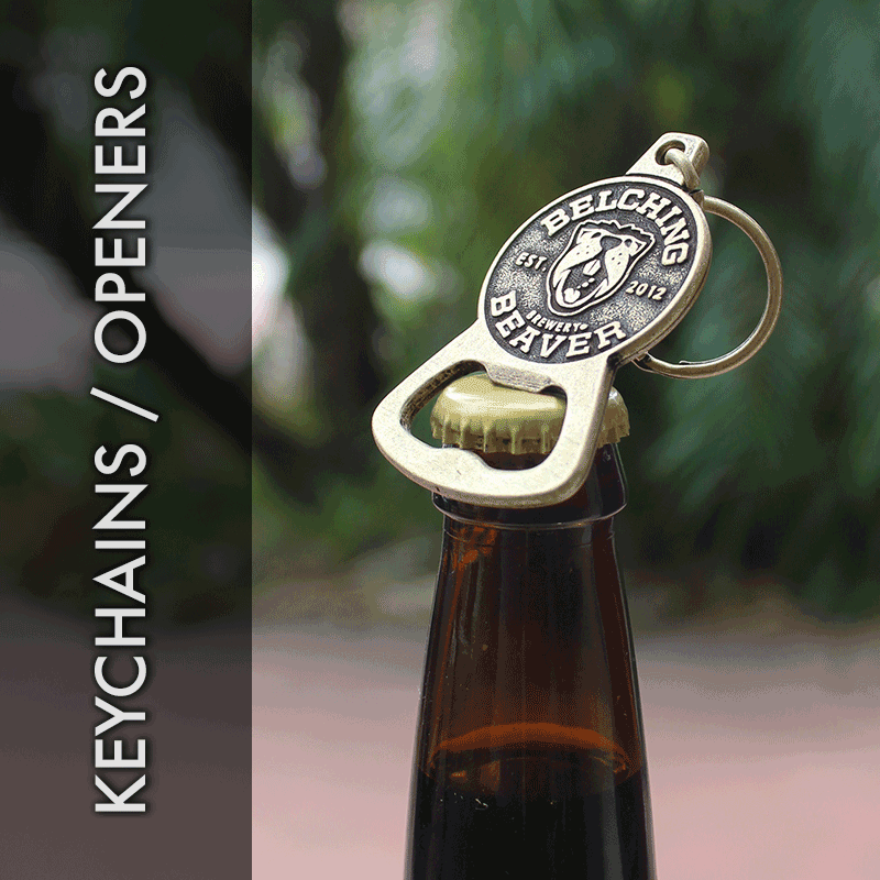 custom keychains and bottle openers