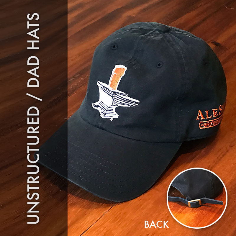 custom unstructured dad hat